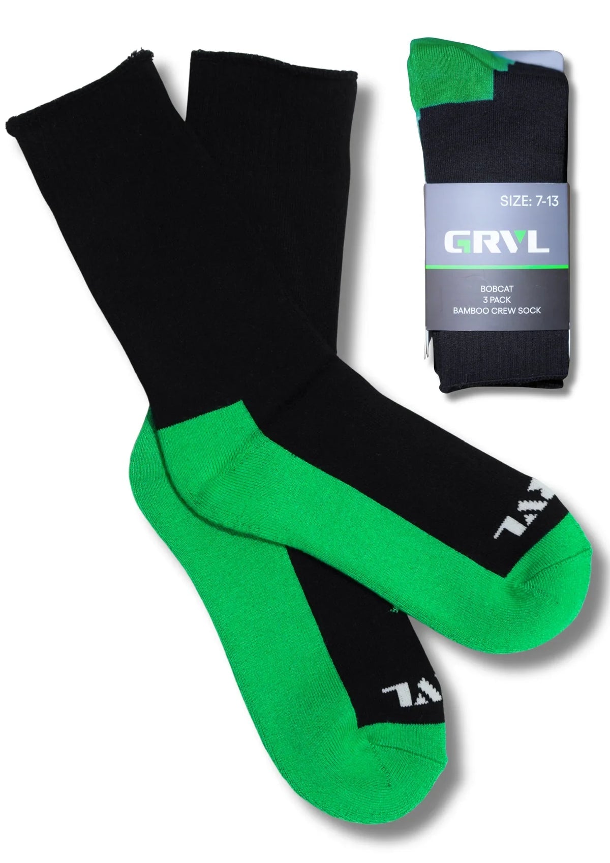 GRVL BOBCAT Bamboo Socks 3 Pack