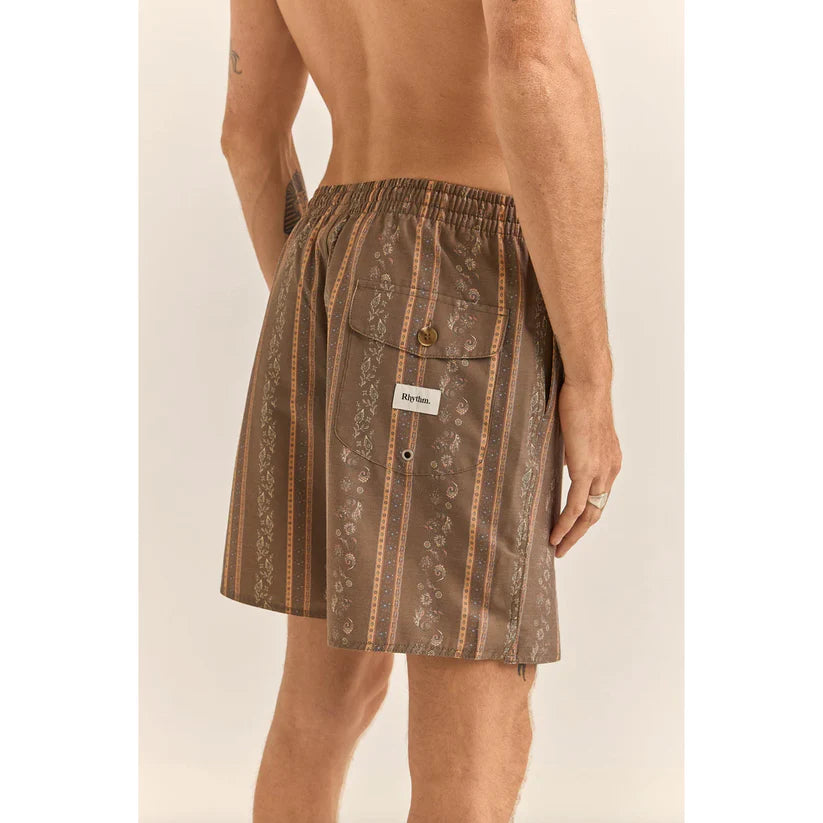 Paisley Strip Rhythm Beach Short