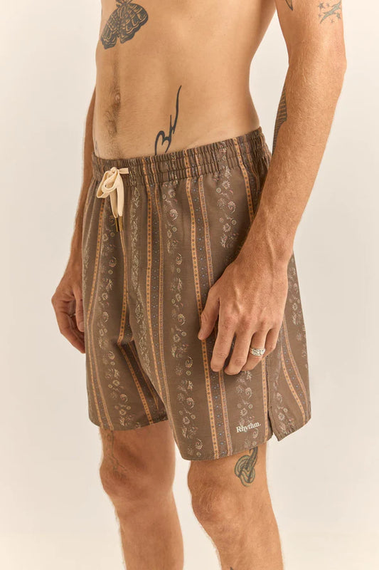 Paisley Strip Rhythm Beach Short