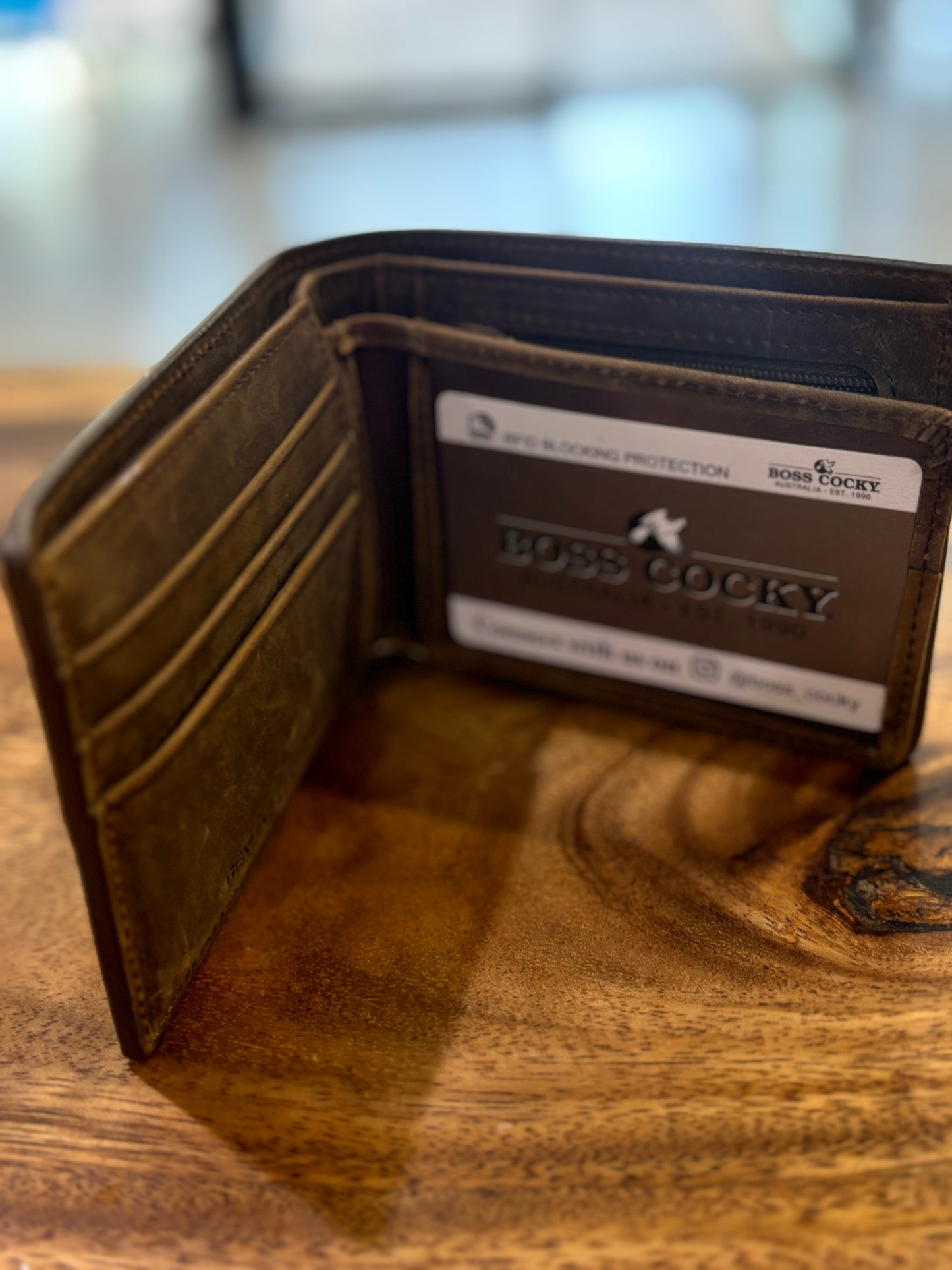 Crazy Horse Leather Wallet BL302