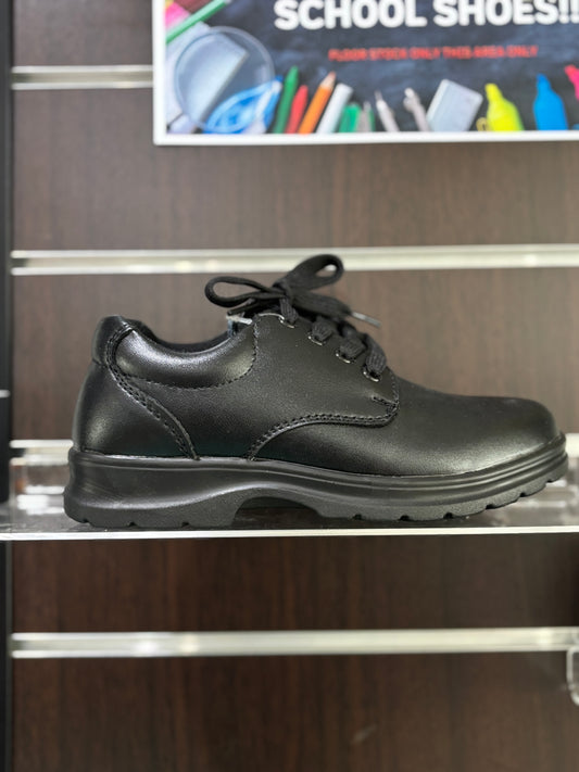 Educate Jnr 2 - Black Leather School Shoe (kids)