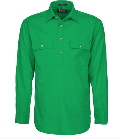 Ritemate Ladies L/S Closed Front Shirt RM300CF