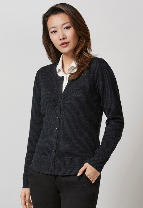Merino Cardigan Womens BLACK LCL131